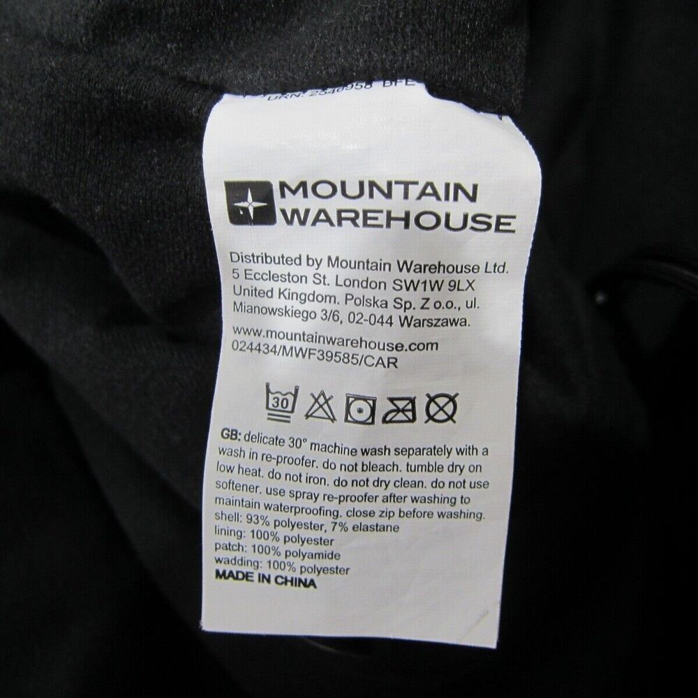Mountain Warehouse Extreme RECCO Isodry Black Ski Snowboarding Pants size XS - Picture 11 of 11